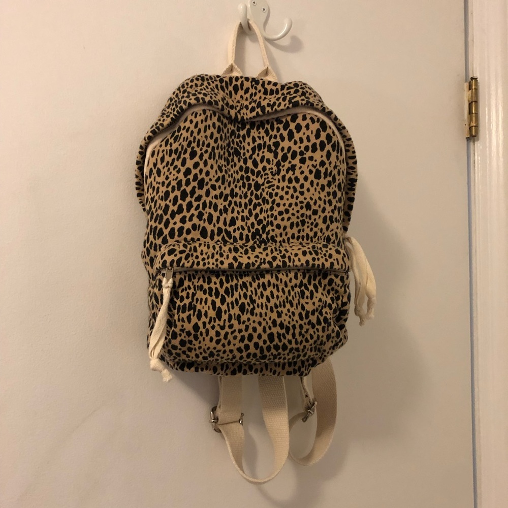 SOLD Brandy Melville Leopard Backpack